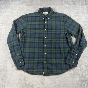 Denim & Supply Ralph Lauren Shirt Mens XL Green Plaid Button Down Watch Tartan
